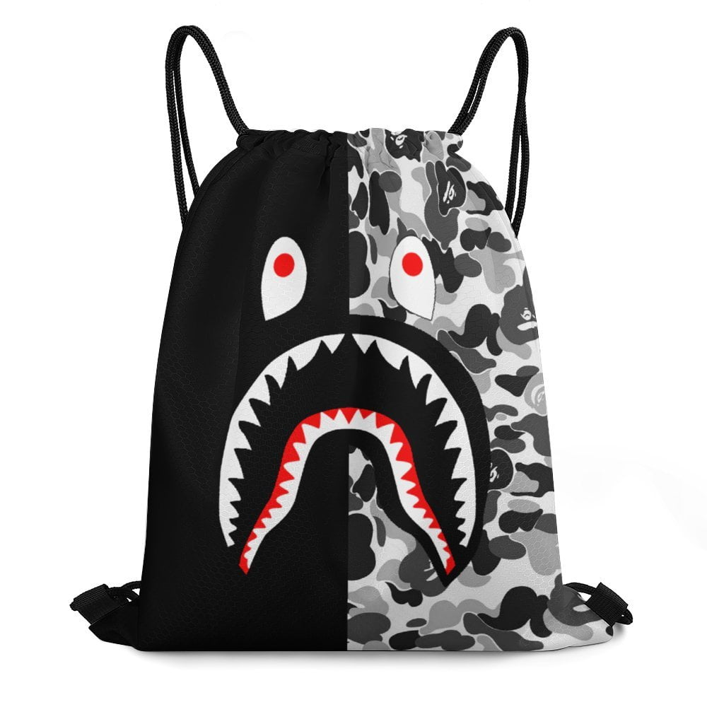 Bape drawstring bag discount