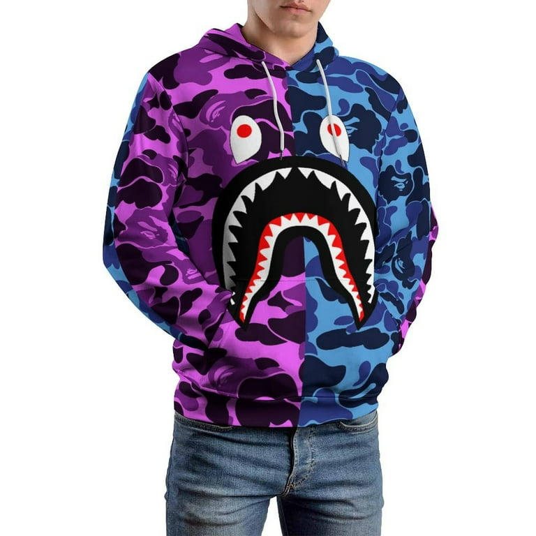 Bape shark hoodie bluza best sale