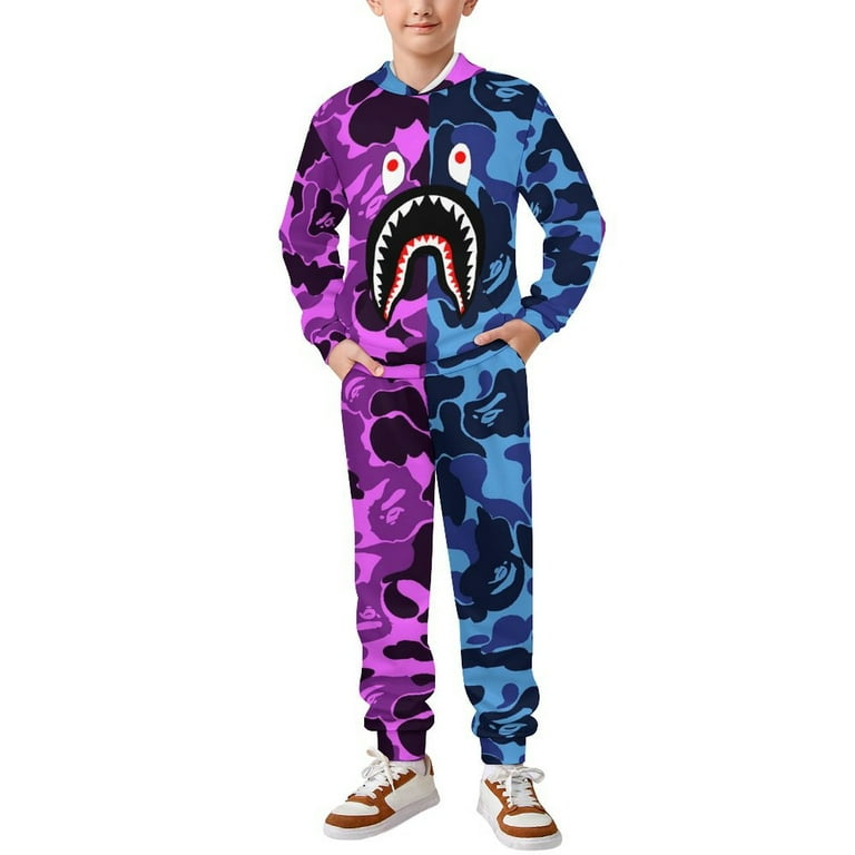 Bathing ape sweat suits on sale