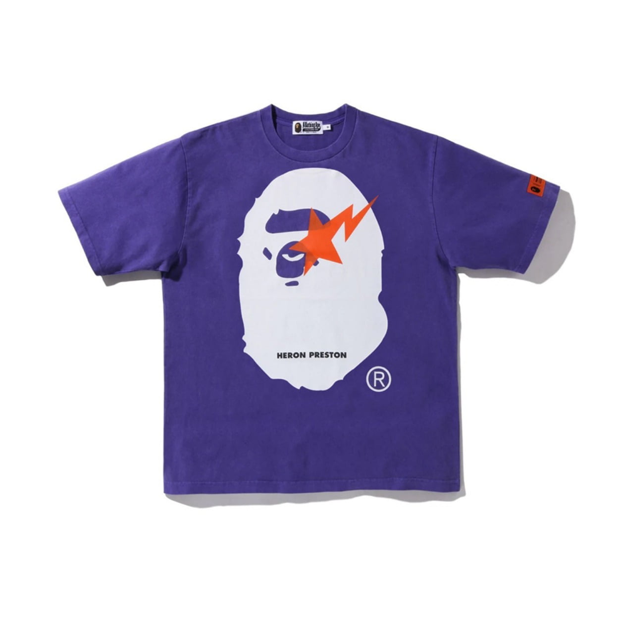 Bape purple camo shark tee deals