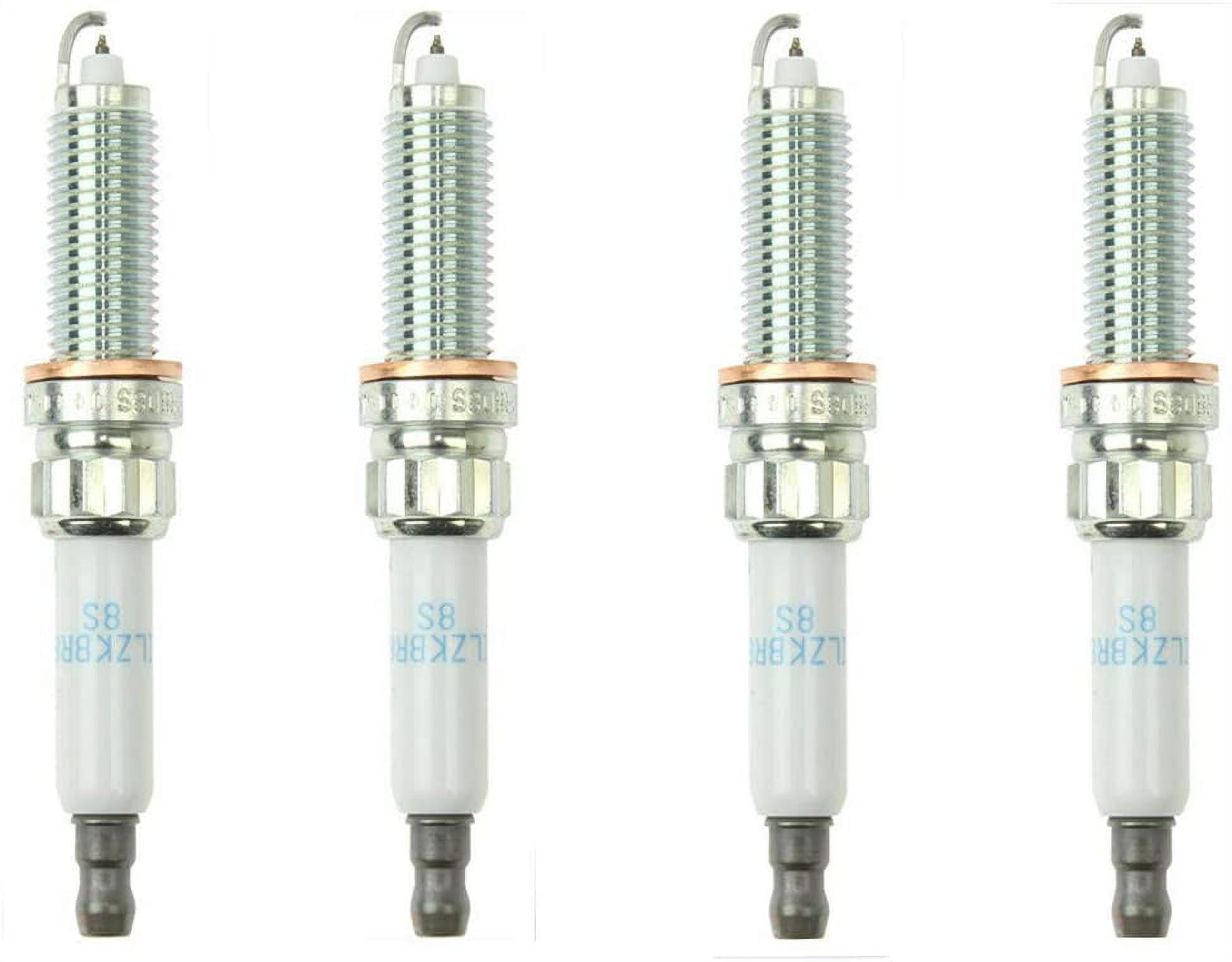 Bapmic 12120038896 SILZKBR8D8S Platinum Spark Plugs Compatible with BMW