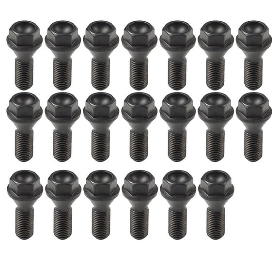 Bapmic 36136781150 Wheel Lug Bolt Nuts M12 X 1.5 for BMW E46 E90 E39 E60 E53 325i (Pack of 20)