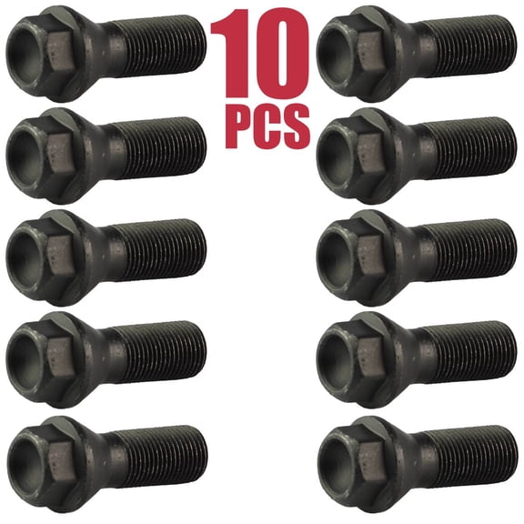 Bapmic 36136781151 M14-1.25 Wheel Lug Bolts for BMW (Pack of 10)