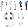 thumbnail image 1 of Bapmic 8E0498998S1 Front Control Arm Suspension Kit Upper & Lower Compatible with Audi 2000-2008 A4 A4 Quattro(Set of 12), 1 of 7