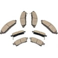 thumbnail image 1 of Bapmic 8Pcs Front Ceramic Brake Pads Set Compatible with Nissan Frontier Leaf Pathfinder Equator City Express 41060-EA025, 1 of 7