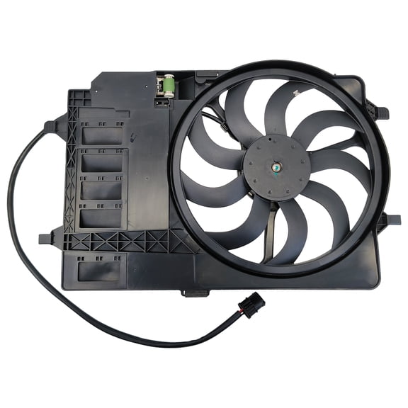 Bapmic Radiator Cooling Fan Assembly Fits Mini Cooper 2003-2008 1.6L L4 17117541092
