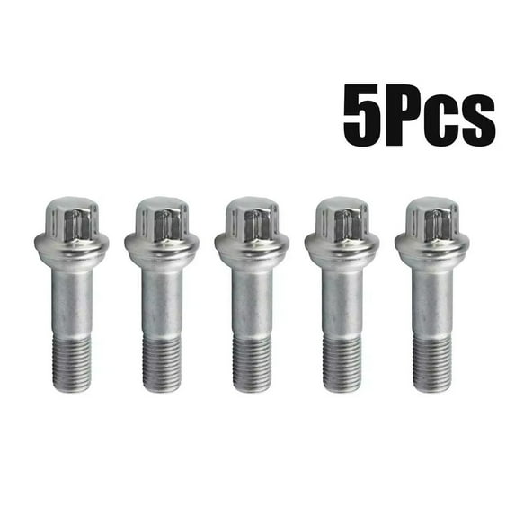 Bapmic Wheel Lug Nuts Bolt Stainless Steel Compatible with Mercedes Benz ML500 S550 CL63 ML350 GLK350 CL500 GL450 (Pack of 5) 0009905407
