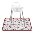 thumbnail image 1 of BapronBaby Be Brave Firefighter Splash Mat - Waterproof Catch-All for Floor, Table, or High Chairs - Machine Washable - 45" x 45, 1 of 6