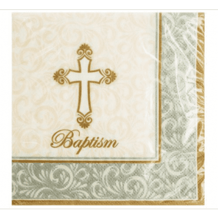 Baptism Divinity Beverage Napkins - Set of 24