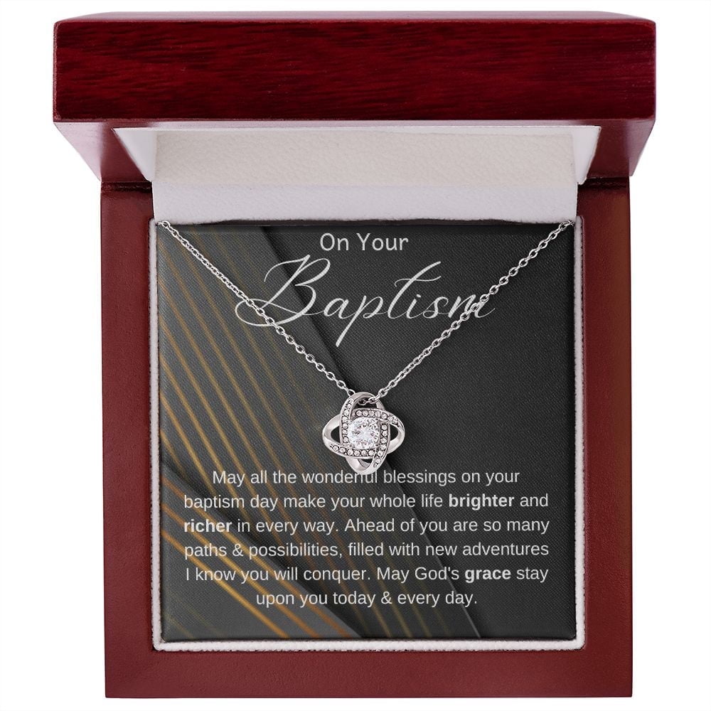 Baptism Decorations Lds Baptism Necklace Baptism Gift, Baptism