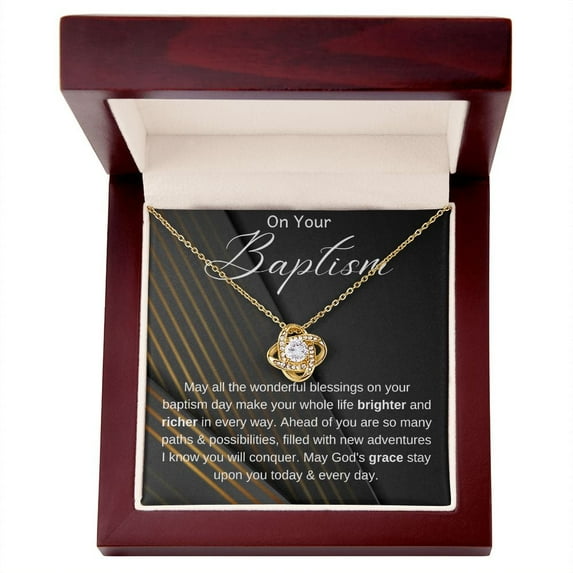 Baptism Gift, Baptism Gift Necklace, Adult Baptism Gift Necklace, Baptism Keepsake, LDS Gift, Baptism Jewelry, On Your Baptism Gift Necklace