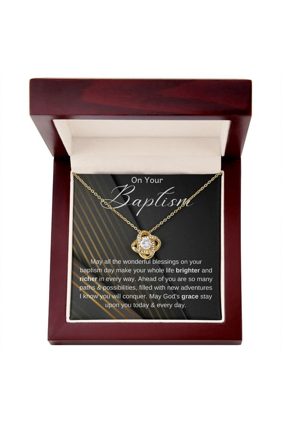 Baptism Gift, Baptism Gift Necklace, Adult Baptism Gift Necklace, Baptism Keepsake, LDS Gift, Baptism Jewelry, On Your Baptism Gift Necklace