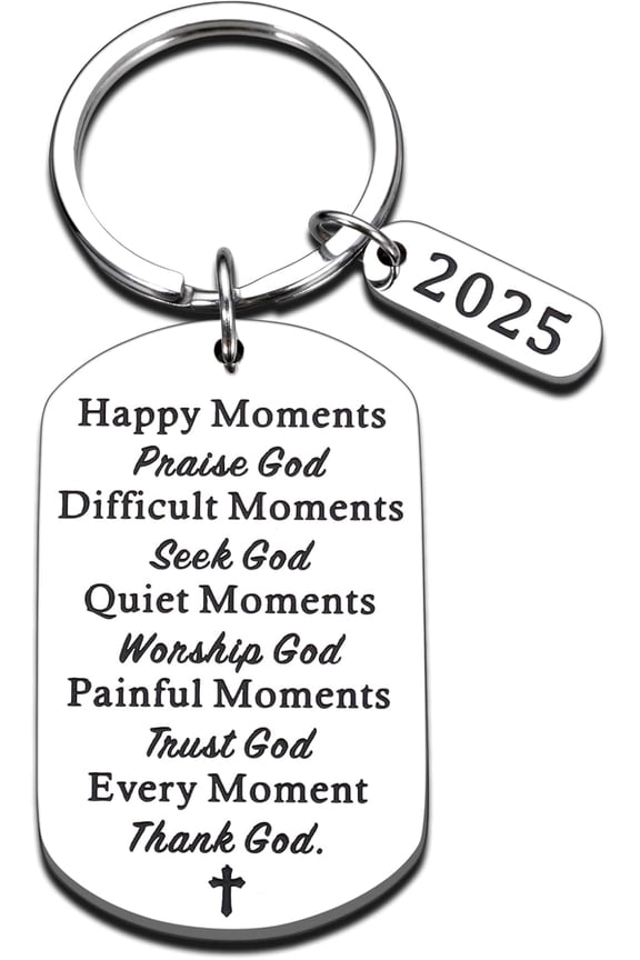 Baptism Gifts Baptism Confirmation Gift for Teen Inspirational Christian Gifts for Women Bible Verse Keychains for Women Men First Communion Gift for Kids Teens