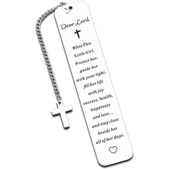 Baptism Gifts for Girls First Communion Confirmation Gifts for Teenage Girl - Religious Christian Bookmark for Women Girls Birthday Gift for Her Easter Gift for Godchild Graduation for Her