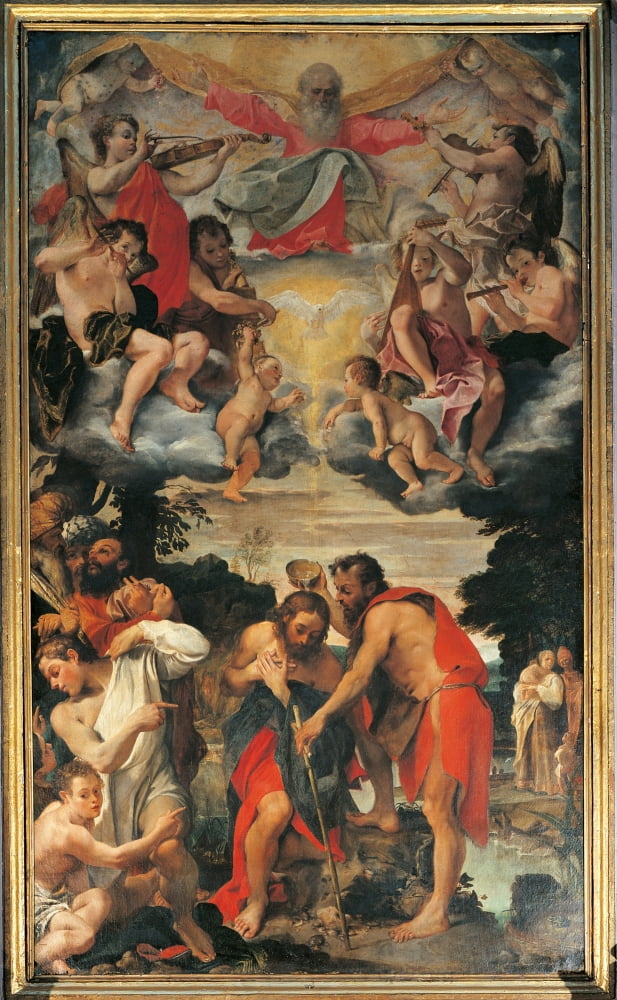 Baptism Of Christ Canvas Art - (24 x 36)