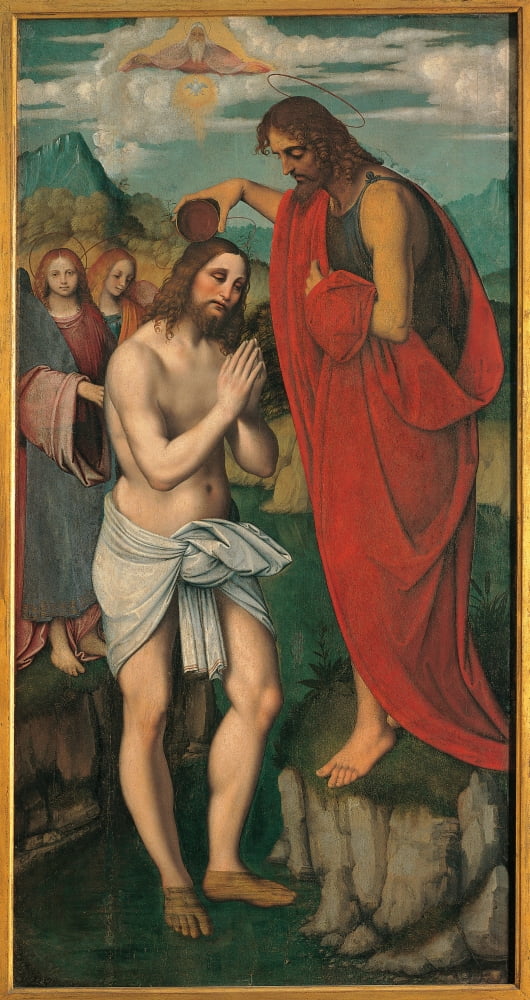 Baptism Of Christ Canvas Art - (24 x 36)