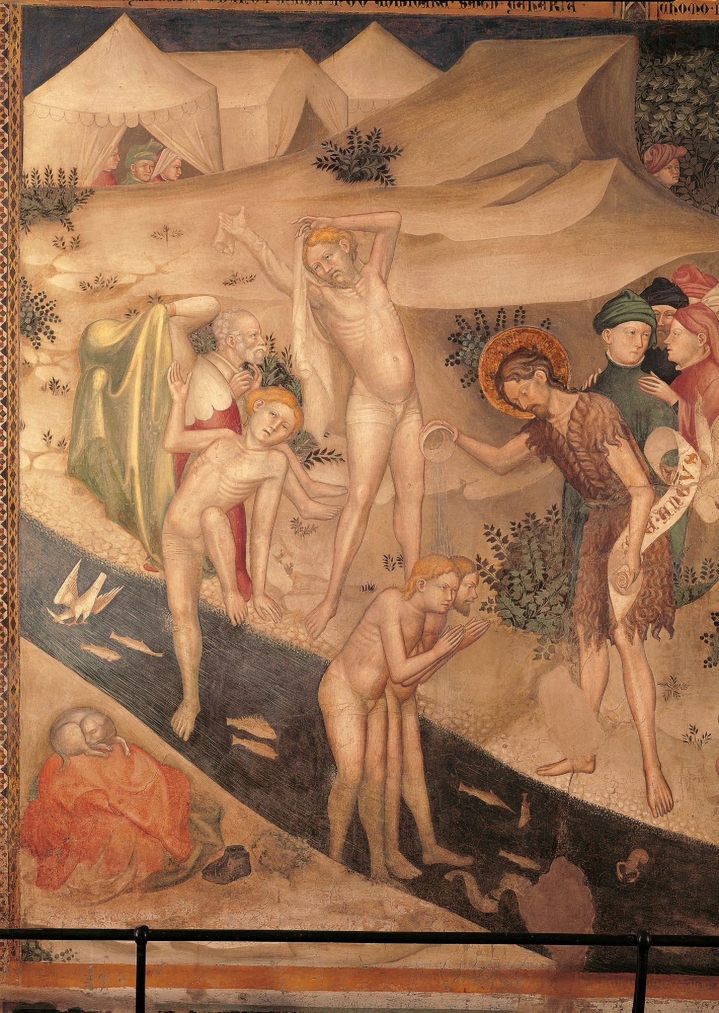 Baptism Of Neophytes Canvas Art - (24 x 36)