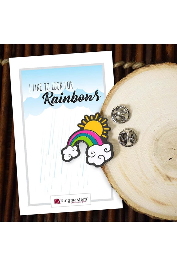 Baptism Rainbow Enamel Pin by Ringmasters