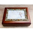 thumbnail image 1 of Baptized In The Lord Baptism Sacrament Burlwood Gemstones Musical Trinket Box, 1 of 8