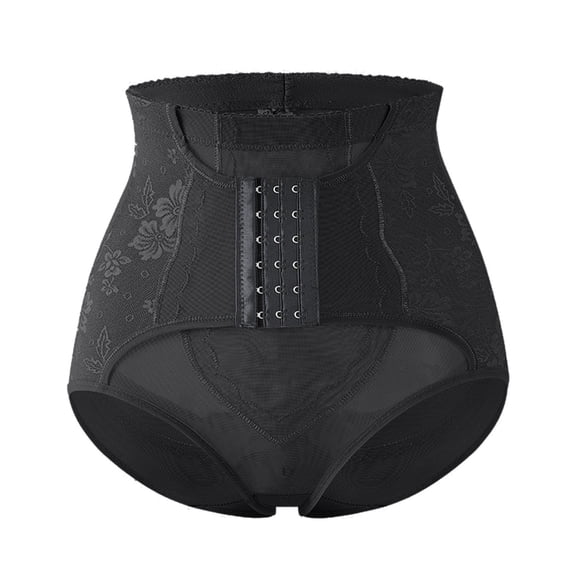 Baqcunre Butt Lifter Panties Tummy Control Waist Trainer High Waist Stomach Body Shaper Girdle Underwear Butt Lifting Shapewear Shapewear Tummy Control Shorts For Women,Women'S Shapewear,Black,L