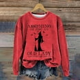 thumbnail image 1 of Baqcunre Baqcunre Hoodie for Women Women's Halloween Sweatshirt Assuming I Am Just An Old Lady Was Your First Mistake Halloween Casual Crew Neck Long Sleeve Top Elastic Spring Fall & Winter, 1 of 4