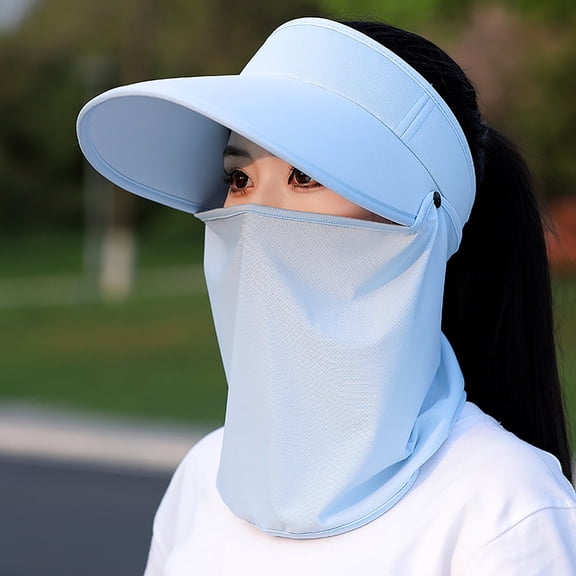 Baqcunre Baseball Cap, Ice Silk Large Brim Baseball Cap Women's Empty Top Cap Summer Long Brim Casual Cap Outdoor Sports Sun Shield, Womens Baseball Caps, Sun Hats for Women