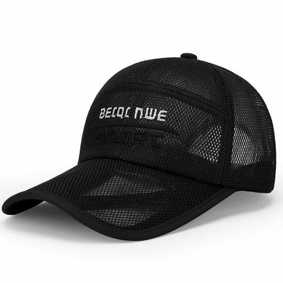 Baqcunre Clearance! Baseball Cap, Men Hat Hollow Brim Breathable Mesh Cap Outdoor Fishing Baseball Cap Sunshade Hat, Womens Baseball Caps, Sun Hats for Women