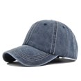 thumbnail image 1 of Baqcunre Clearance! Baseball Cap, Mens And Womens Denim Retro Washed And Old Destroyed Peaked Cap Solid Color Baseball Cap, Womens Baseball Caps, Sun Hats for Women, 1 of 4