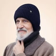 thumbnail image 1 of Baqcunre Beanies Hats Men, Men Knitted Hat Women Earflap Winter Hats Mens Wool Cap Warm Cap Slouchy with Ear Warmer, Beanie for Women, Baby Beanie, 1 of 4