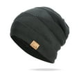 thumbnail image 1 of Baqcunre Clearance! Beanies Hats Men, Men Womens Autumn And Winter Fashion Warm Pullover Hat Stacking Cap Ear Cap Frost Proof Cap, Beanie for Women, Baby Beanie, 1 of 5