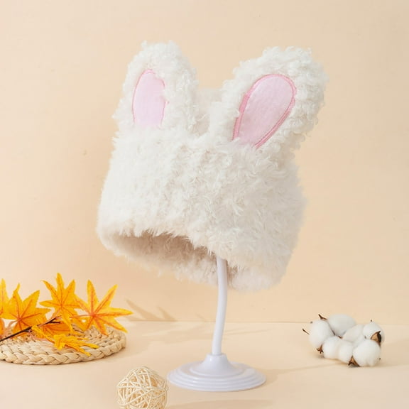 Baqcunre Beanies Hats Men, Winter Cute Knitted Hat for Women In Autumn And Winter Internet Same Japanese Sweet And Versatile Warm Toe Head Woolen Hat, Beanie for Women, Baby Beanie