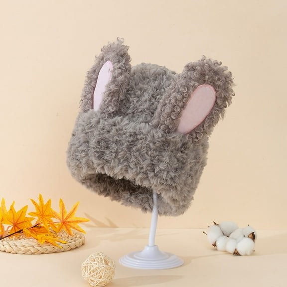 Baqcunre Beanies Hats Men, Winter Cute Knitted Hat for Women In Autumn And Winter Internet Same Japanese Sweet And Versatile Warm Toe Head Woolen Hat, Beanie for Women, Baby Beanie