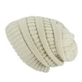 thumbnail image 1 of Baqcunre Beanies Hats Women,Most Popular Custom Brand Winter Thick Warm Wool Hair Cuffed Chunky Knitting Hat Women Beige, 1 of 4