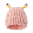 thumbnail image 1 of Baqcunre Beanies Hats Women,Parent Child Cute Glowing Little Knit Hat Funny Handmade Hat with Big Can Be Stretched Pink, 1 of 9