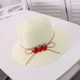 thumbnail image 1 of Baqcunre Bucket Hats for Men, Fisherman Hatstraw Woven Strawberry Decorationoutside Women, Bucket Hats for Woman, Sun Hats for Women, Sun Hats for Men, 1 of 2