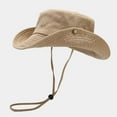 thumbnail image 1 of Baqcunre Clearance! Bucket Hats for Men, Womens Outdoor Sun Hat Solid Color Cool Casual Elegant Sun Hat, Bucket Hats for Woman, Sun Hats for Women, Sun Hats for Men, 1 of 3