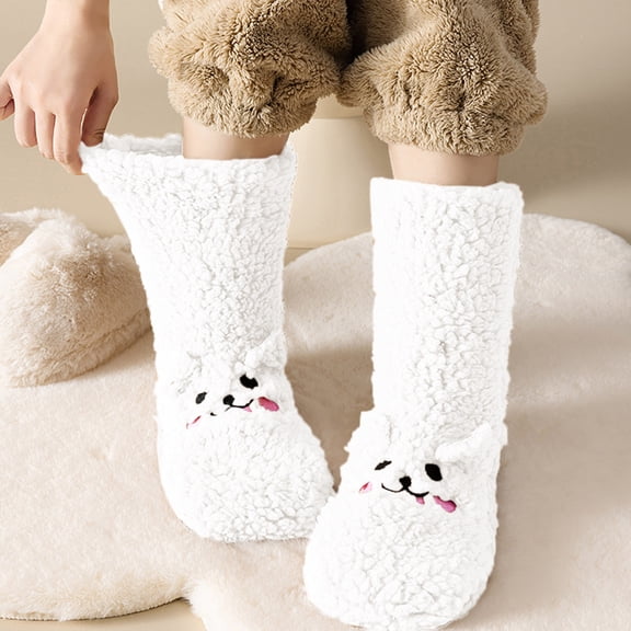 Baqcunre Clearance! Crew Socks for Women, Warm Christmas Fashion Windproof Printing Mid Tube Socks Long Tube Cotton, White Crew Socks Men, White Socks Women Crew, Womens Crew Socks Size