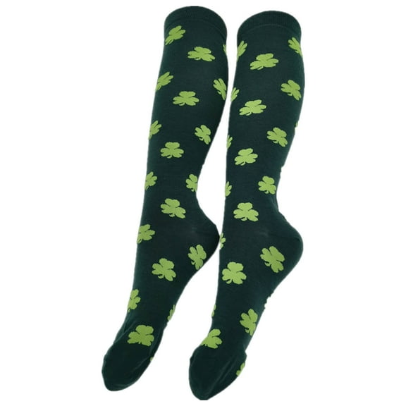 Baqcunre Clearance! Crew Socks for Women, Middle Fashion Socks Stockings Girls Irish St. Festive Women Stripe Socks, Grip Socks, Mens Dress Socks