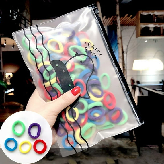 Baqcunre Hair Accessories for Women, Bands Kids Rubber Ponytail Pcs Colorfull Hair 50/100 Accessories Girls Elastic Headband, Hair Bows, Hair Ties, Headbands for Women