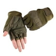 thumbnail image 1 of Baqcunre Half Finger Gloves, Unisex Outdoor Finger Fashion Ride Mountaineering Sports Gloves Half Gloves, Gloves Mittens, ,, 1 of 4