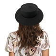 thumbnail image 1 of Baqcunre Hats for Women, Beach Hat Hat Summer Fedora Sun Panama Hat Women鈥橲 Baseball Caps,, 1 of 7