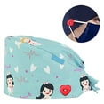 thumbnail image 1 of Baqcunre Hats for Women, Fashion Printed Button Work Hat Casual Unisex Scrub Cap,, 1 of 2