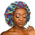 thumbnail image 1 of Baqcunre Hats for Women, Satin Lined Bonnet Women Big Size Beauty Print Satin Silk Bonnet Sleep Cap Hat,, 1 of 4