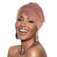 thumbnail image 1 of Baqcunre Headbands for Women, Cancer Head Hat Cap Ethnic Floral Hair Cover Wrap Turban Headwear Turban Cap Pleated Hat, Bandanas for Women, Bandanas for Men, 1 of 4