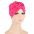 thumbnail image 1 of Baqcunre Headbands for Women, Turban Ethnic Cap Turban Headwear Cover Wrap Hat Hair Cap Braids Flower Head Cancer Heardband, Bandanas for Women, Bandanas for Men, 1 of 3