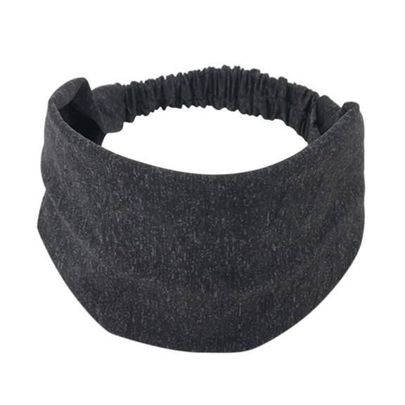 Baqcunre Headbands for Women, Women Knotted Turban Head Wrap Headband Wide Elastic Headband Sport Yoga, Bandanas for Women, Bandanas for Men
