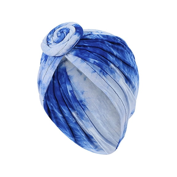 Baqcunre Headbands for Women, Women's Wrap Head Cap Popular Tie Dye Swirl Turban Cap Maternity Moon Cap, Bandanas for Women, Bandanas for Men