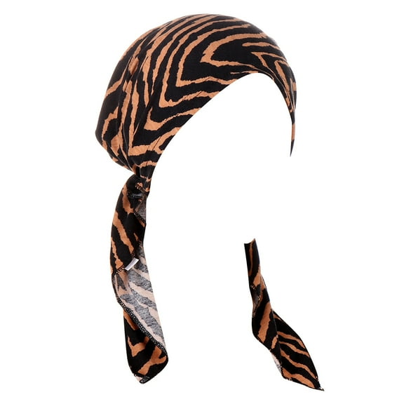 Baqcunre Headbands for Women, Womens Summer Cotton Printed Elastic Headgear Muslim Cotton Curved Headgear, Bandanas for Women, Bandanas for Men
