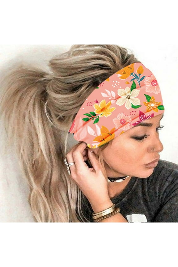 Clearance! Headbands for Women, Women Print Headband Elastic Head Wrap Hair Band Bandana Headband, Bandanas for Women, Bandanas for Men