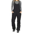 thumbnail image 1 of Baqcunre Jumpsuits for Women,Women's Insulated Ski Bib Overalls Winter Snowboarding Pants Sleeveless Ski Adjustable Strap Jumpsuit Black, 1 of 8